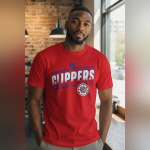 Los Angeles Clippers Men's Size Large Paul George NBA Basketball Team Gear Shirt